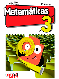 Book cover Matemáticas 3. Primaria. Anaya + Digital.