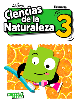 Book cover Ciencias de la Naturaleza 3. Primaria. Anaya + Digital.