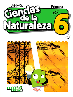 Book cover Ciencias de la Naturaleza 6. Primaria. Anaya + Digital.