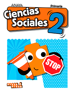 Book cover Ciencias Sociales 2. Primaria. Anaya + Digital.