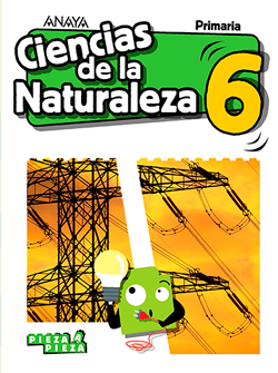 Book cover Ciencias de la Naturaleza 6. Primaria. Anaya + Digital.