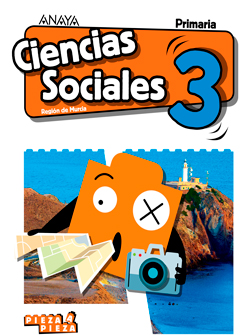 Book cover Ciencias Sociales 3. Primaria. Anaya + Digital.