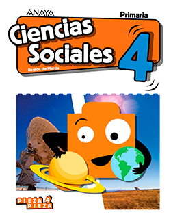 Book cover Ciencias Sociales 4. Primaria. Anaya + Digital.