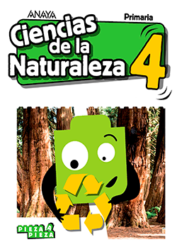 Book cover Ciencias de la Naturaleza 4. Primaria. Anaya + Digital.