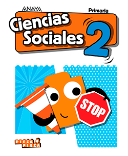 Book cover Ciencias Sociales 2. Primaria.  Anaya + Digital