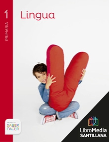 Book cover LM PLAT Alumno Lingua 1 Primaria Saber Facer Obradoiro