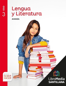 Book cover LM PLAT Alumno Lengua y Literatura Avanza 3 ESO Saber Hacer