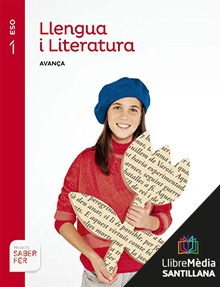 Book cover LM PLAT Alumne Llengua i Literatura Avança 1 ESO Saber Fer Voramar