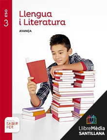 Book cover LM PLAT Alumne Llengua i Literatura Avança 3 ESO Saber Fer Voramar