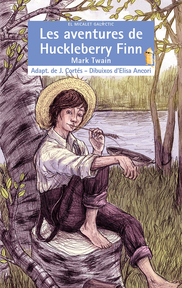 Book cover Les aventures de Huckleberry Finn