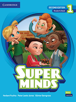 Book cover Super Minds 2ed L1 Student's Book Interactive version