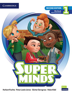 Book cover Super Minds 2ed L1 Digital Workbook Interactive version