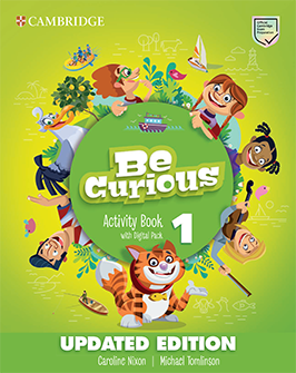 Book cover Be Curious 1 Activity Book Updated Edition