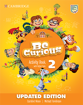 Book cover Be Curious 2 Activity Book Updated Edition