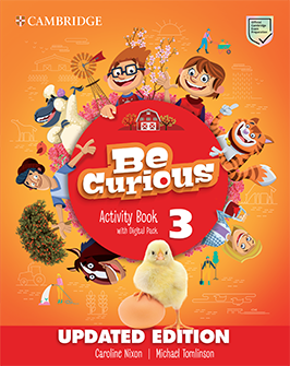 Book cover Be Curious 3 Activity Book Updated Edition