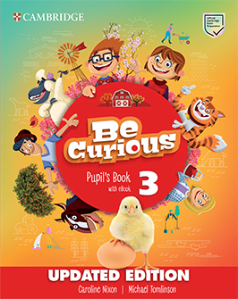 Book cover Be Curious 3 Pupil's Book Updated Edition