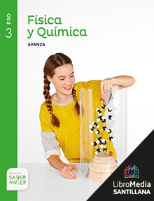 Book cover LM PLAT Alumno Física y Química Avanza 3 ESO Saber Hacer