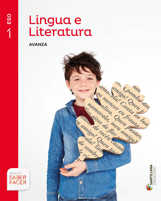 Book cover LDB PLAT Alumno Lingua e Literatura Gall Avanza 1ESO