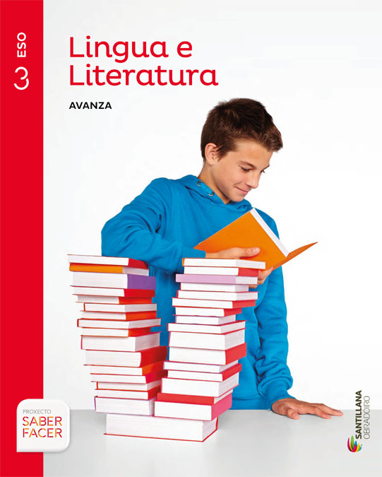 Book cover LDB PLAT Alumno Lingua e Literatura Gall Avanza 3ESO