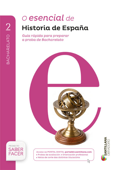 Book cover LDB PLAT Alumno Esencial Historia de España Obradoiro 2BTO