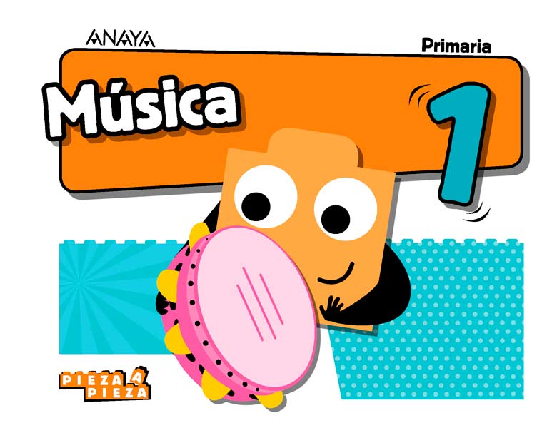 Book cover Música 1. Primaria. Anaya + Digital