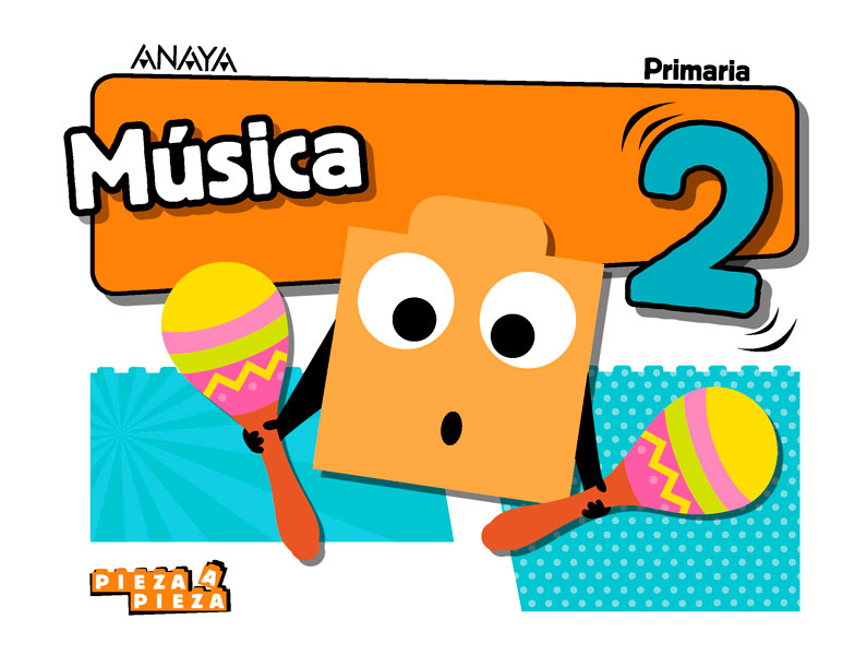 Book cover Música 2. Primaria. Anaya + Digital