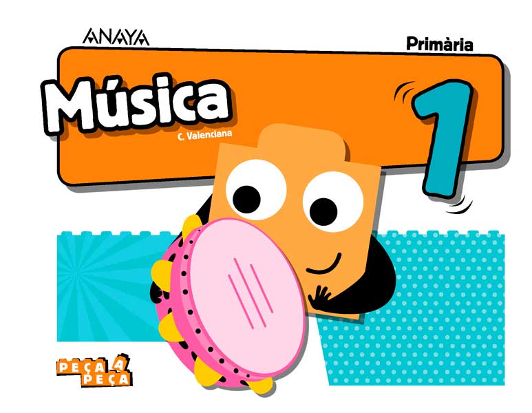 Book cover Música 1. Primària. Anaya + Digital