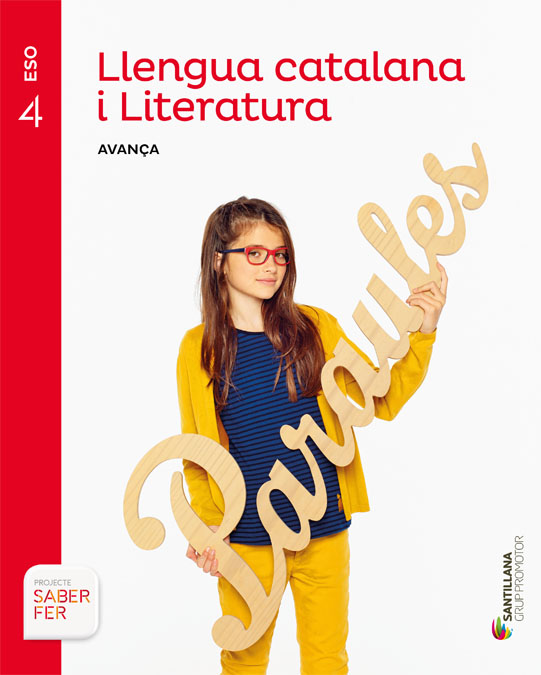 Book cover LDB PLAT Alumne Llengua catalana i Literatura Avança 4 ESO