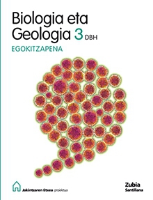 Book cover LDB PLAT Ikaslea Biologia eta Geologia Egokitzapena 3 DBH