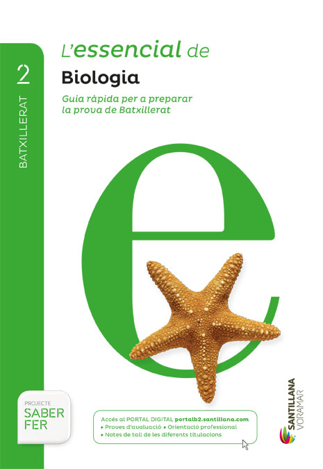 Book cover LDB PLAT Alumne L´essencial Biologia Voramar 2BTO