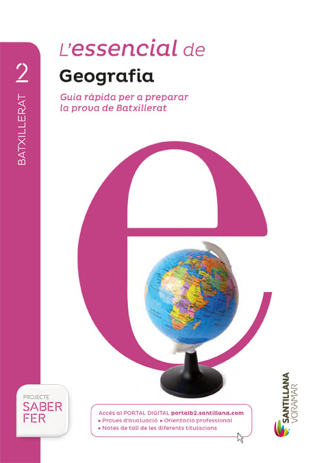 Book cover LDB PLAT Alumne L´essencial Geografía Voramar 2BTO