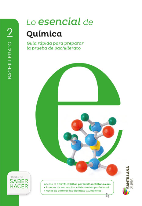 Book cover LDB PLAT Ikaslea Lo esencial Química Zubia CAS 2BTO