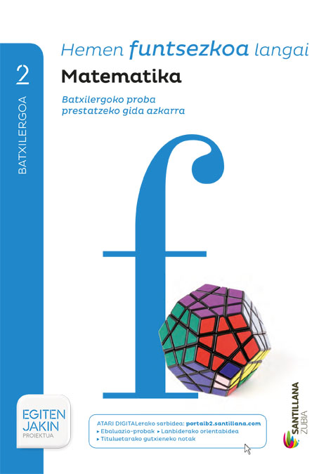 Book cover LDB PLAT Ikaslea Hemen funtsezkoa langai Matematika Zubia 2BTO