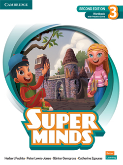 Book cover Super Minds 2ed L3 Digital Workbook Interactive version