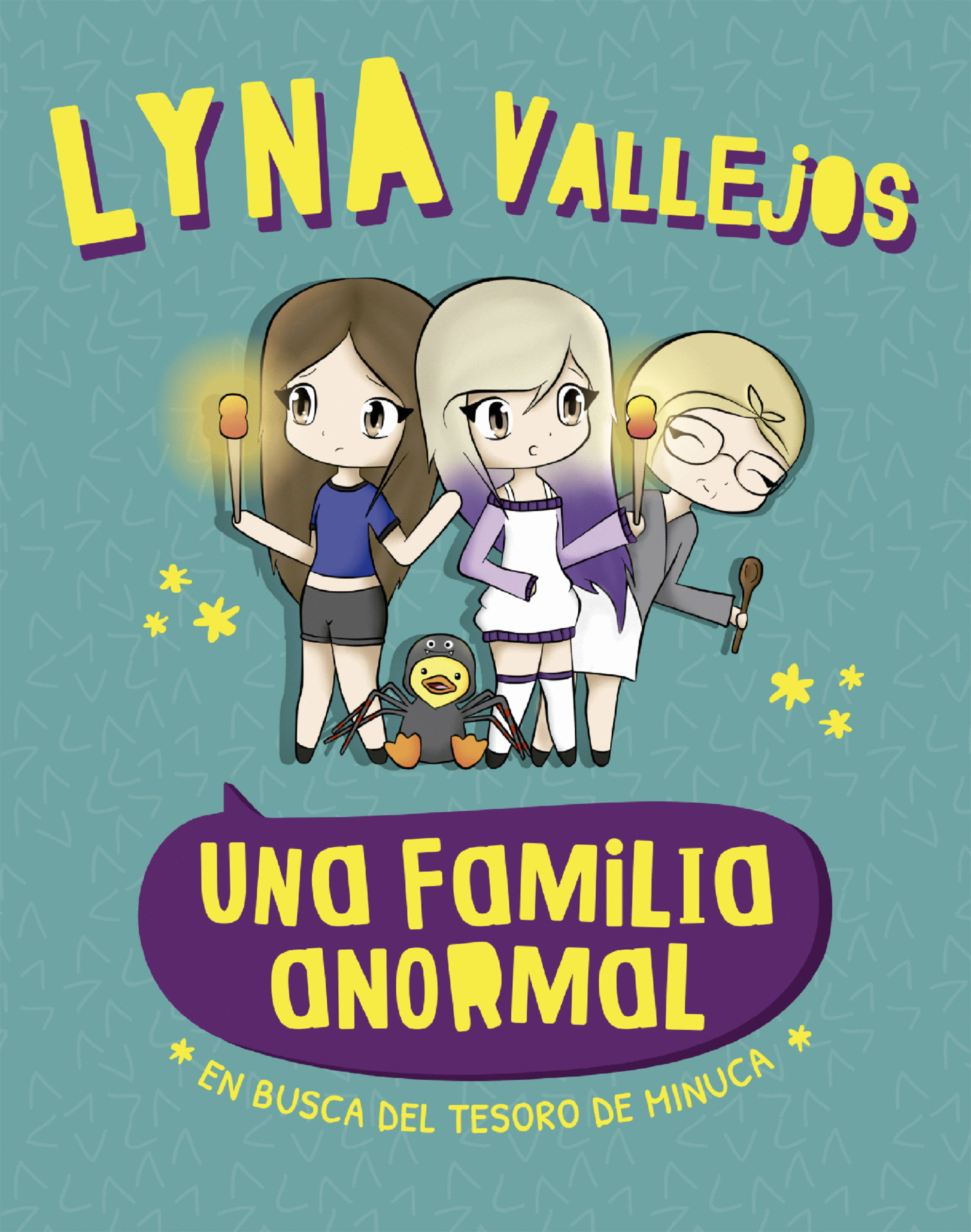 Book cover Una familia anormal. En busca del tesoro de Minuca