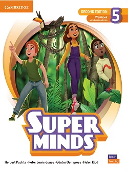 Book cover Super Minds 2ed L5 Digital Workbook Interactive version