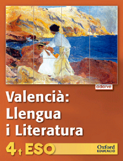 Book cover Adarve Llengua i literatura 4t ESO