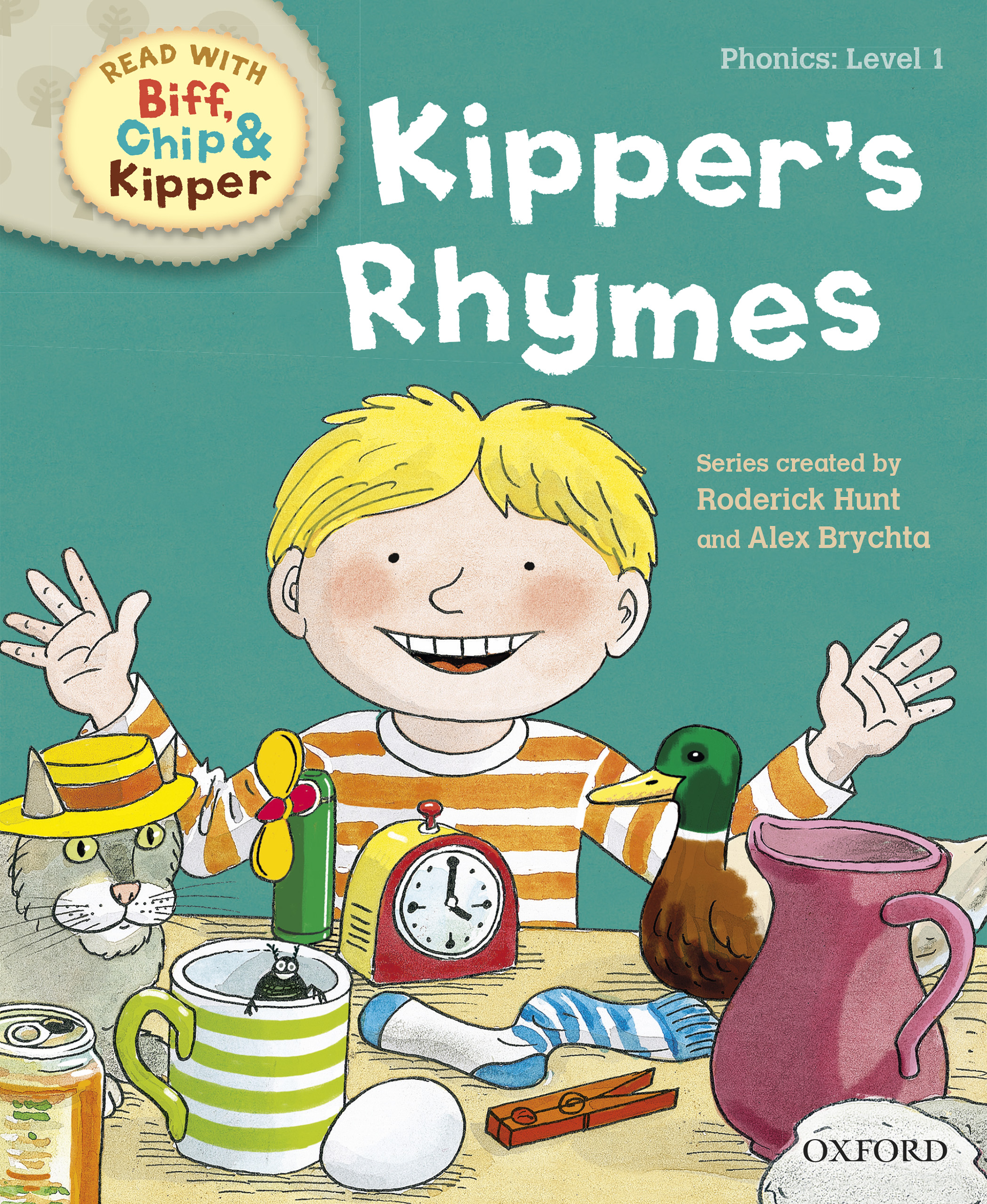 Book cover Read with Biff, Chip and Kipper Phonics: Level 1: Kipper's Rhymes