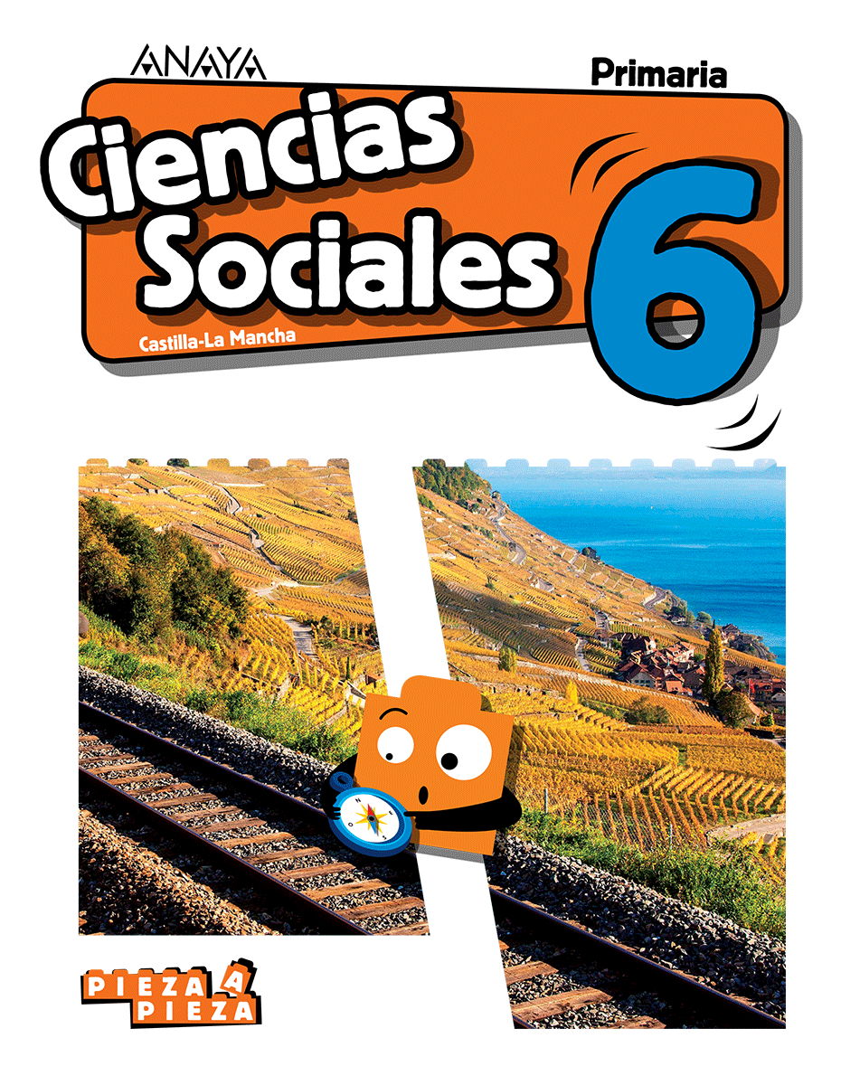 Book cover Ciencias Sociales 6. Primaria. Anaya + Digital