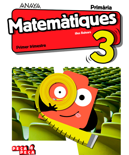 Book cover Matemàtiques 3. Primària. Anaya + Digital.