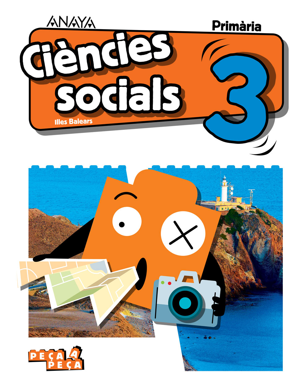 Book cover Ciències socials 3. Primària. Anaya + Digital.