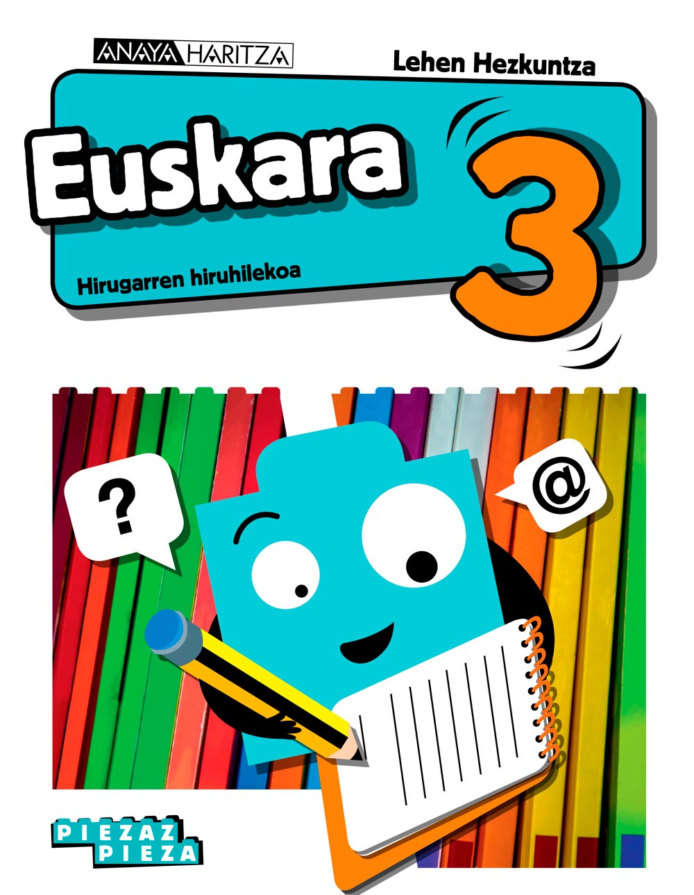 Book cover Euskara 3. Primaria. Anaya + Digital.