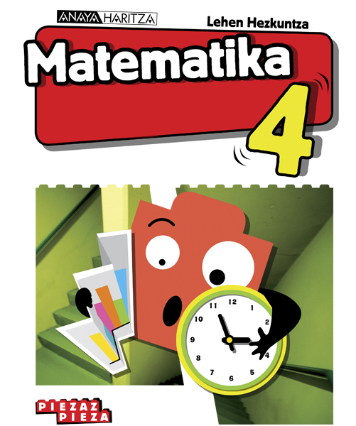 Book cover Matematika 4. Lehen Hezkuntza. Anaya + Digital.