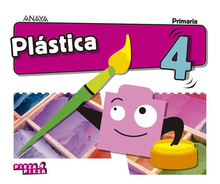 Book cover Plástica 4. Primaria. Anaya + Digital.