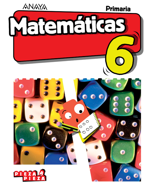 Book cover Matemáticas 6. Primaria. Anaya + Digital.