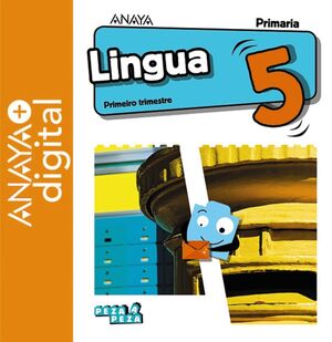 Book cover Lingua 5. Primaria. Anaya + Digital.