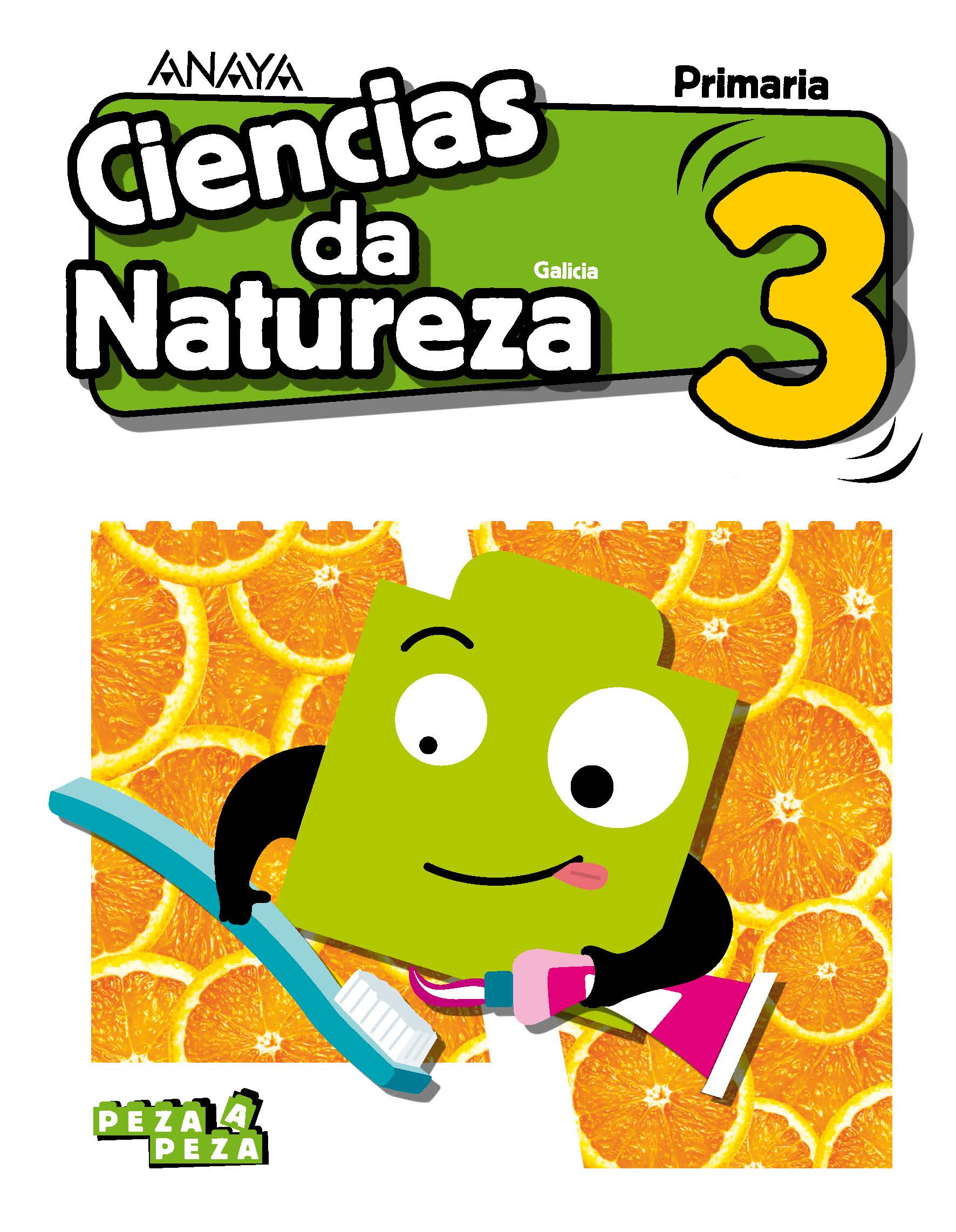 Book cover Ciencias da Natureza 3. Primaria. Anaya + Digital.