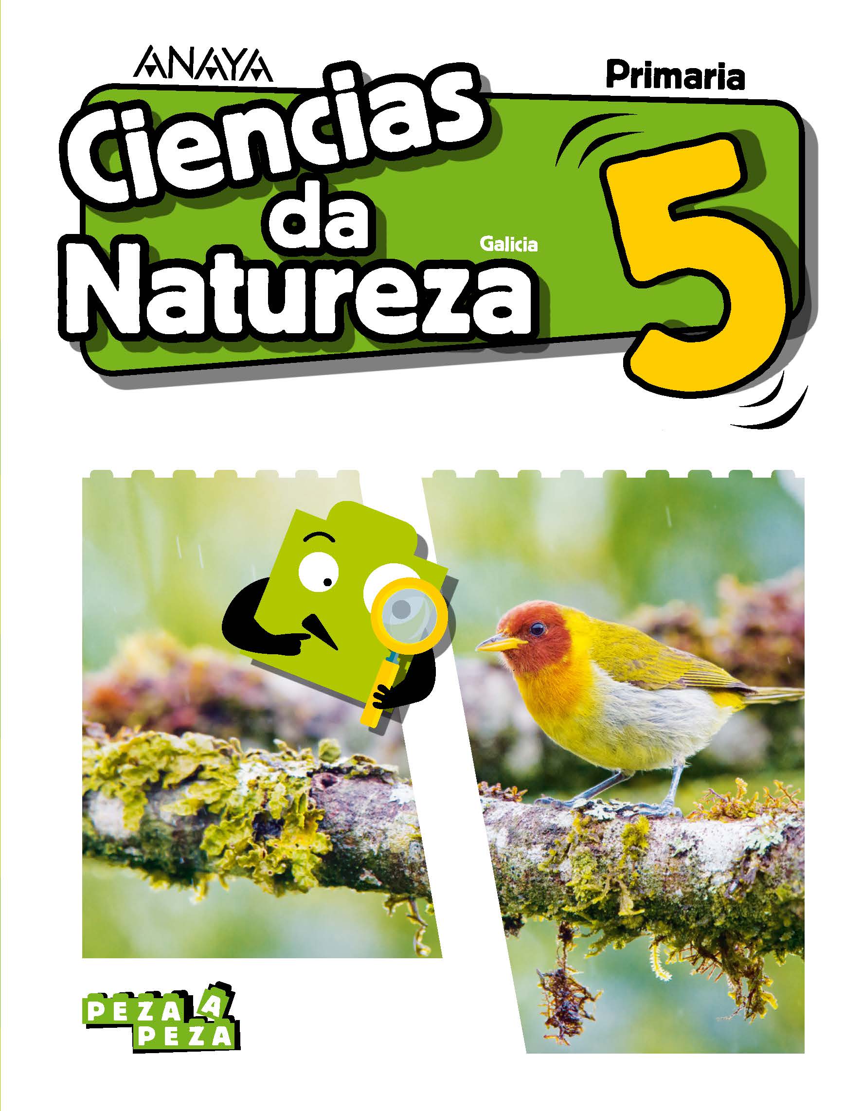 Book cover Ciencias da Natureza 5. Primaria. Anaya + Digital.