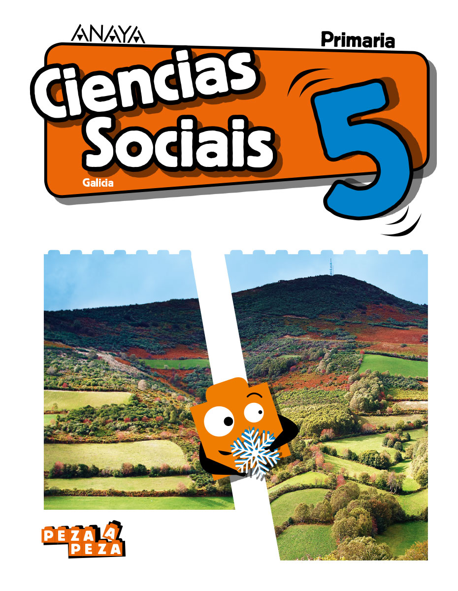 Book cover Ciencias Sociais 5. Primaria. Anaya + Digital.