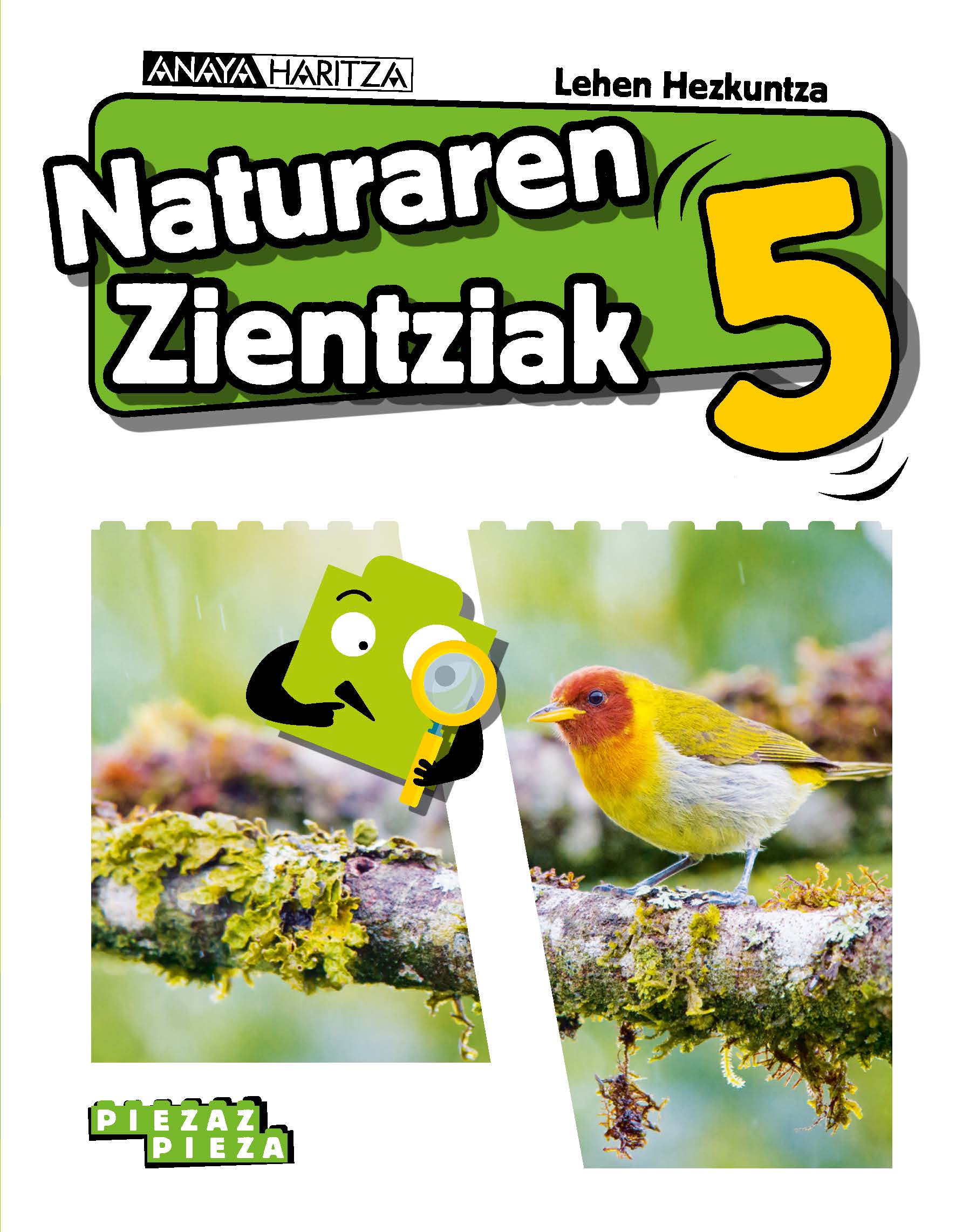 Book cover Naturaren Zientziak 5. Lehen Hezkuntza. Anaya + Digital.